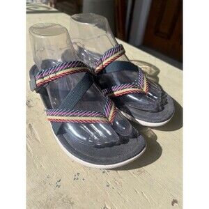 Merrell Asymmetrical Thong Sandals District Mendi Turbulence Wm’s Sz 7